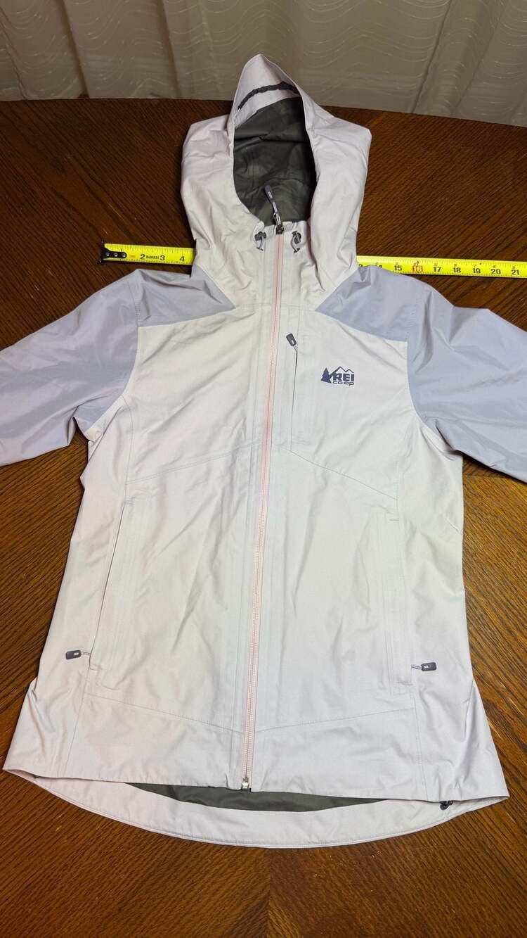 REI Co-op Gore-Tex Rain Jacket Size XS Light Purple Hooded Shell